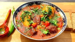 Хашлама с говядиной